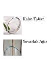 Delizli El İmalati 2'li 10 cm 25+30 Cm - El İşciliği Silindir Vazo Cam KALIN TABANDIR KESİNLİKLE
