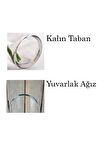 Delizli El İmalati 2'li 10 cm 20+25 Cm - El İşciliği Silindir Vazo Cam KALIN TABANDIR KESİNLİKLE