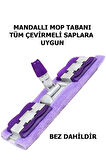 Her Sapa Uygun 1 Adet Bezli Mop Başlık Yer&cam&tavan Silme Temizlik Mop Başlığı Sap Dahil Değildir