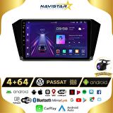 Passat B8 Kablosuz Carplay 4+64 GB Android 13 Navigasyon 10 inç Multimedya Sistemi