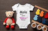 Organik %100 Pamuk Kısa Kollu Bebek Body Beyaz Bebek Badi Çıtçıtlı Zıbın Kübra Zamanı