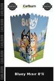 Özel Seri Bluey Mısır 8’li İkramlık Sürpriz Eğlence