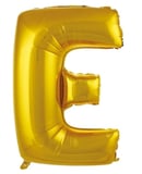Premium E- HARF 16 İNC GOLD RENK BALON 36 CM Dekor Düğün Kutlama Süsü