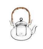 Perotti Esta Bambu Saplı Mini Cam Demlik 400ml