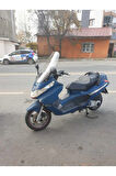 Piaggio X8 200 Ön cam 2004 2006 Model Yılı 70cm Şeffaf Renk 4mm Uzun Geniş Cam