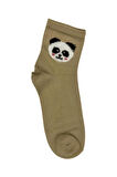 Pijamarket 6 Çift Panda Desenli Penye Kadın Çorap