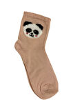 Pijamarket 6 Çift Panda Desenli Penye Kadın Çorap