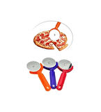 1 Adet Pizza Dilimleyici Hamur Kesici Rulet Plastik Saplı Pizza Kesici Paslanmaz Çelik Yuvarlak Rulo