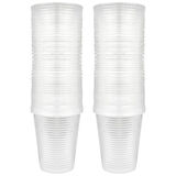 180 cc Plastik Pet Bardak, Otomat Bardağı - Şeffaf - 3 x 100 Toplam 300 Adet Tek Kullanımlık Bardak