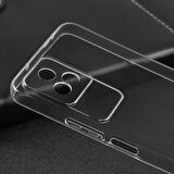 Xiaomi Poco F4 Kılıf Şeffaf İnce Esnek Silikon Kılıf Zipax-Süper