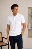 Erkek Regular Fit Polo Yaka Basic Tişört