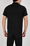 Erkek Slim Fit Polycotton Kısa Kol Gömlek