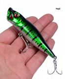 12 Gr.Popper Rapala LuresSahte Yem  Suni YemSu üstü YapayYem