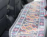 Pratik Oto Koltuk Kilim Seti • 3 Parça • Makine Dokuma • Akrilik & Polyester • Saçaklı