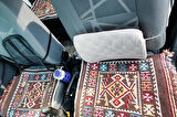 Pratik Oto Koltuk Kilim Seti • 3 Parça • Makine Dokuma • Akrilik & Polyester • Saçaklı