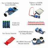 Arduino Başlangıç seti UNO R3 Turbo Black V3. 112 Parça 359 Adet