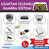 Okul Ve Servis Taşıtları İçin 320 Gb Kayıtlı Kamera Set