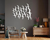 Beyaz Kuş dekoratif dekor tablo 