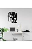 Think Outsidei Duvar Dekoru