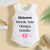 %100 Pamuklu Organik Baskılı Premium Çıtçıtlı Bebek Body Atlet Zıbın 00425