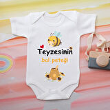 %100 Pamuklu Organik Baskılı Premium Çıtçıtlı Bebek Body Atlet Zıbın 00521