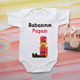 %100 Pamuklu Organik Baskılı Premium Çıtçıtlı Bebek Body Atlet Zıbın 00569