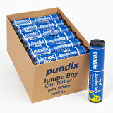 Pundix J350 Endüstriyel Çöp Poşeti 80X110 cm Siyah Seri – Opp Ambalajlı (1 Koli = 20 Rulo / 200 Adet) Dayanıklı, Sızdırmaz ve Geniş Hacimli Çöp Torbası