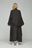 Siyah Müslin %100 Pamuk Kimono & Kaftan