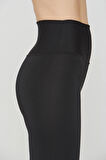 Siyah Ultra Soft Full Lycra Toparlayıcı Tayt