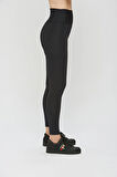 Siyah Ultra Soft Full Lycra Toparlayıcı Tayt
