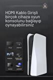 Q10 Game Stick Retro 26776 Oyunlu 4K HD 2.4G Kablosuz 2 Kol 128GB PS5 Temalı