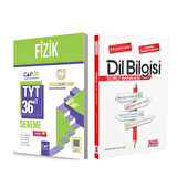 Çap Yayınları TYT Fizik 36 x 7 Up Deneme ve AKM Dil Bilgisi Soru Bankası Seti 2 Kitap