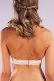 Gala Balconette Foam Cup Lace Bra, Ten Konforlu Ve Şık Sütyen, Strapless