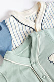 Next Baby % 100 Pamuklu Mavi Beyaz Polo Yaka 2’li Romper Set