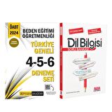 Pegem 2024 KPSS ÖABT Beden Eğitimi Öğr Türkiye Geneli Deneme 4-5-6 ve AKM Dil Bilgisi Soru Bankası Seti