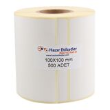 Eko Termal Rulo Etiket 100mm X 100mm 500 Adet