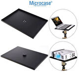 Microcase Sunum Projeksiyon Cihazı Notebook Vb için Çok Amaçlı Ayaklı Sehpa Stand Metal + 2.1 MT Tripod - SİYAH AL5098