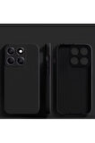 Poco X7 Uyumlu Silikon Lansman Telefon Kılıfı - Siyah