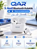 QAR 3.Nesil IOS Ve Android Uyumlu Bluetooth Kulaklık Air3