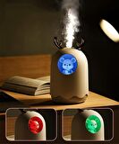 QASUL  Karikatür Hava Nemlendirici Usb Mini Su Difüzör Led Lamba Buhar Makinesi H20humidifier