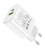 QASUL Turbo 40w Hızlı Şarj Aleti Type-c 20w Hızlı Şarj Cihazı Usb 20 Watt Qc 3.0 Hızlı Şarj Adaptörü teknoadaptör