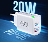 QASUL Turbo 40w Hızlı Şarj Aleti Type-c 20w Hızlı Şarj Cihazı Usb 20 Watt Qc 3.0 Hızlı Şarj Adaptörü teknoadaptör