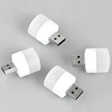 QASUL  Mini USB Kamp ve Gece Lambası Yuvarlak LED Lamba