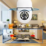 QASUL  Cmr19 Wifi 360 Panoramik Kamera Gece Görüş Ses Akıllı Hareket Algılayıcı Güvenlik Kamerası TYC00564387444