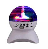 QASUL L740 Disko Topu Led Işıklı Şarjlı Bluetooth Hoparlör Disco Speaker Aux/fm/tf Card