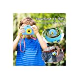 QASUL Çocuk Fotoğraf Makinesi Flash Özellikli Dijital Kamera Video Fotoğraf