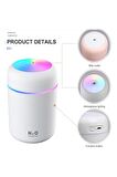 QASUL H2o Humidifier Tırtıklı Işıklı Hava Nemlendirici Buhar Makinesi Ve Aroma Difüzörü Nem alıcı