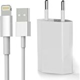 QASUL  Blueinter Iphone Uyumlu Şarj Kablo Ve Adaptör Başlık Takım Set