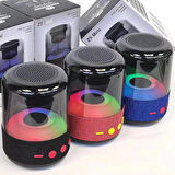QASUL  Yeni Nesil Rgb Işıklı Bluetooth Speaker Ses Bombası Bluetooth Hoparlör güçlü ses