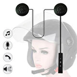QASUL Motosiklet Bluetooth Kulaklık Intercom Kask Earphone Telefon Konuşması Ve Müzik Dinleme BT11
